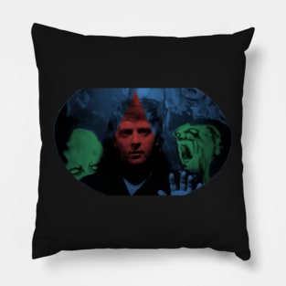 Deep Red Pop-Art Pillow