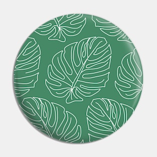 Tropical Leaves Pattern Pin