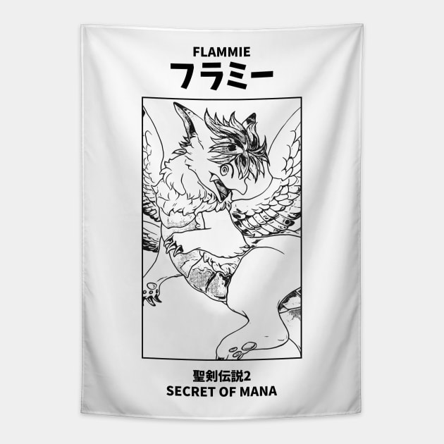 Flammie Secret of Mana Tapestry by KMSbyZet