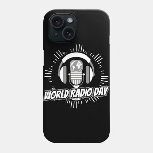 world radio day Phone Case