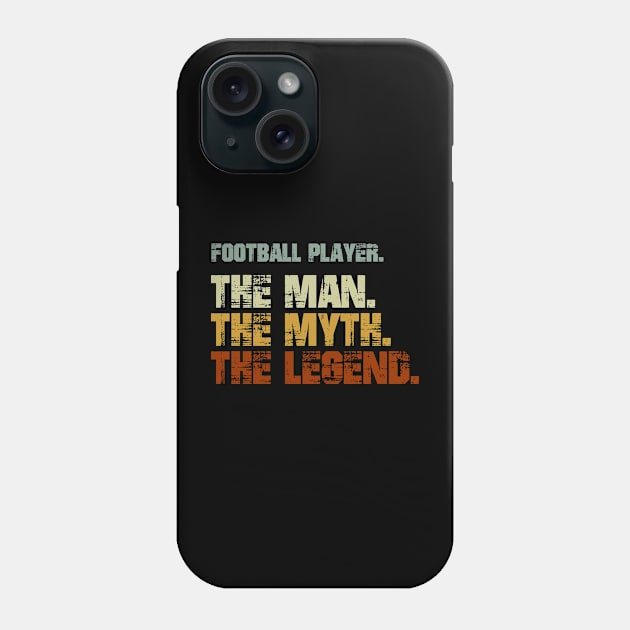 Football Player Phone Case by designbym