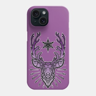 purple deer Phone Case