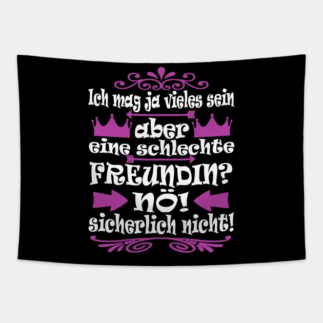 Valentinstag Beziehung beste Freundin Spruch Tapestry by FindYourFavouriteDesign