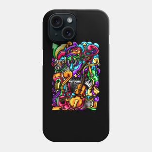 Music Doodle Illustration Phone Case