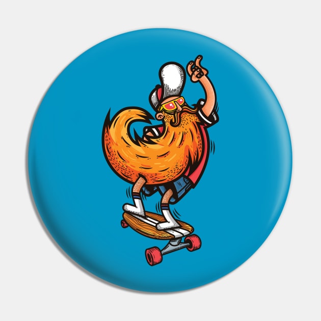 Hipster skater Pin by redwane