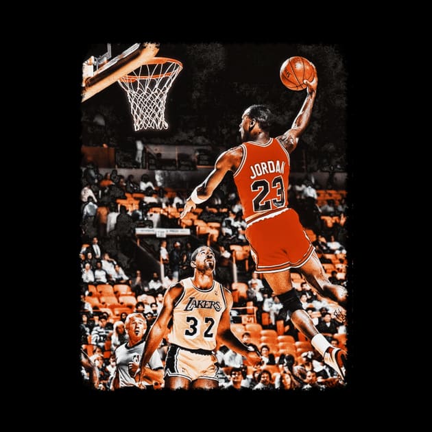 Vintage-Michael Jordan by Skelector Art