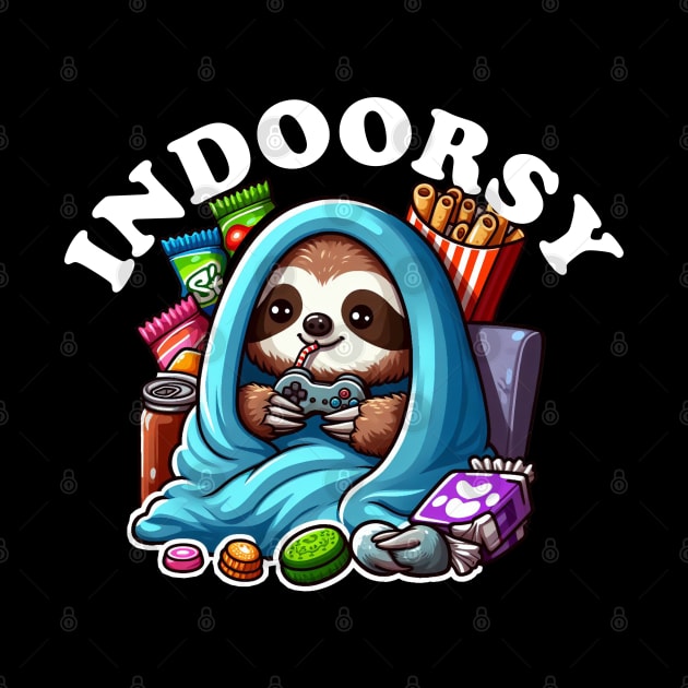 Indoorsy (Sloth Era) by PopCultureShirts