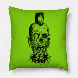 Mohawk Zombie Pillow