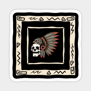 Indian skull Magnet