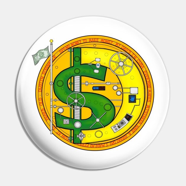 Dustin Sternmyer's Money Vault (Double Sided) Pin by Dustin Sternmyer