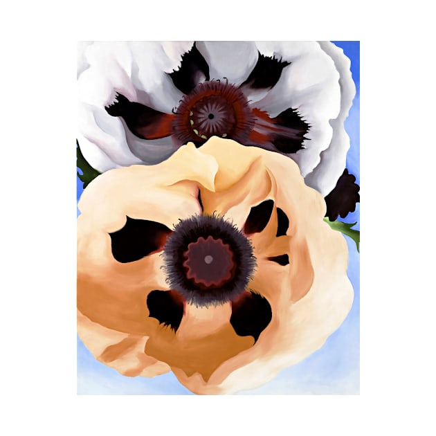 Georgia O'Keeffe Poppies Art Print 1950 American Painter by ZiggyPrint