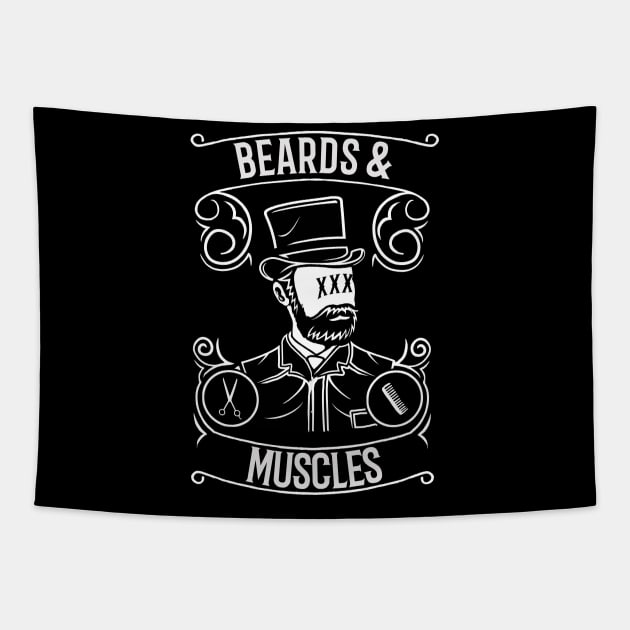 Military Paleo Barber - Beards & Muscles Tapestry by isstgeschichte