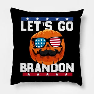 Lets Go Brandon Funny Men Women Vintage Halloween shirt Pillow