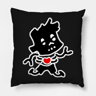 happy zombie boy. Pillow