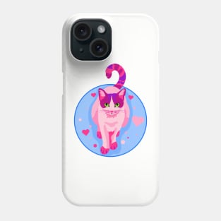 Cute Cat Design I Love my Cat Phone Case