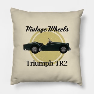 Vintage Wheels - Triumph TR2 Pillow