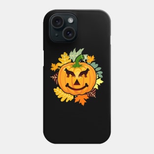 German Shepherd Dog Halloween Pumpkin Carving Phone Case