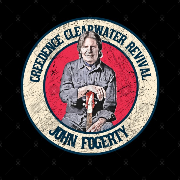 Retro Style Fan Art Design John Fogerty by rido public