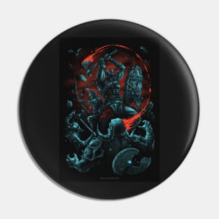 Furious Deity Pin