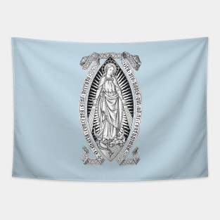 Immaculate Conception 03 - Marian blue bkg Tapestry