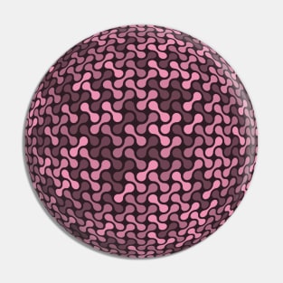 Metaballs Pattern Sphere (Rose Gold) Pin