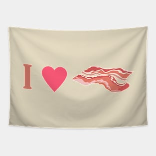 i heart bacon Tapestry