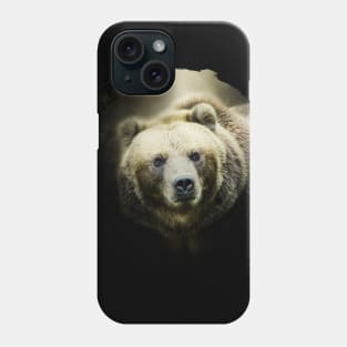 Grizzly Bear Animal Wildlife Forest Nature Adventure Hunt Spotlight Phone Case