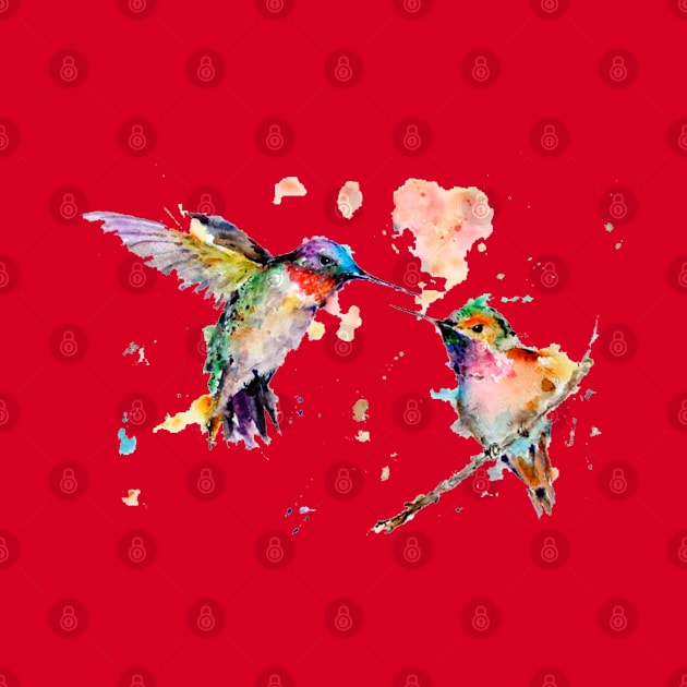 Colorful Colibri by Happy Art Designs