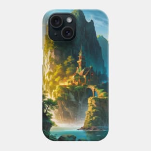 Church on the Edge of a Cliff - Lathander's Light Phone Case