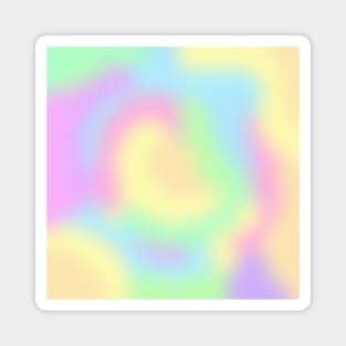 Soft Rainbow Pastel Design! Magnet