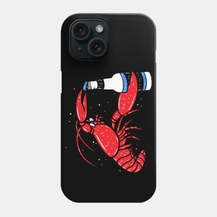 Lobster Drinking Beer Phone Case