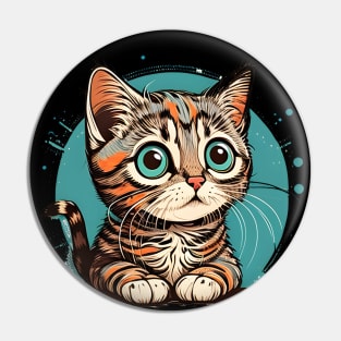 Cute Funny Cat Face Lover - Love Cats Pin