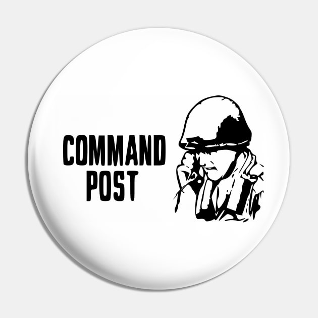 Command Post Pin by DeeBeeDesigns