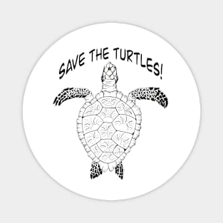 Save the Turtles! Magnet