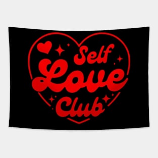 Self Love Club Heart Tapestry