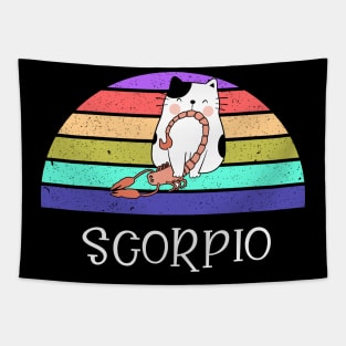 Cat Horoscope Scorpio Tapestry