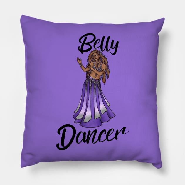 Belly Dancer Pillow by bubbsnugg