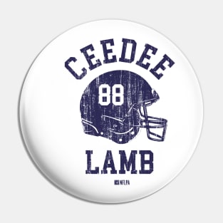 CeeDee Lamb Dallas Helmet Font Pin