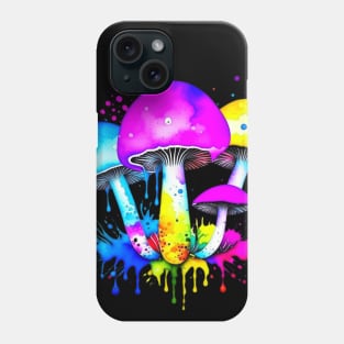 Magic Mushrooms colorful Phone Case