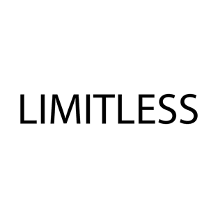 Black Quote LIMITLESS T-Shirt