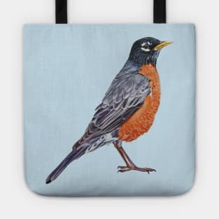 American Robin - bird painting (no background) Tote