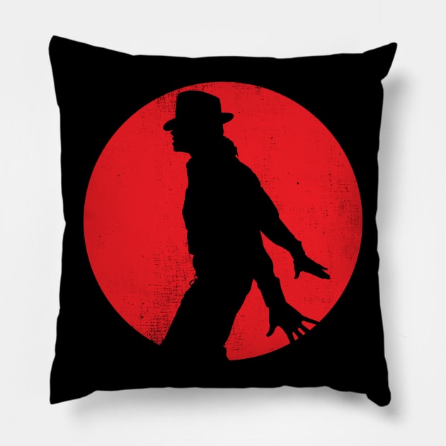 King of Pop Silhouette Pillow by GMay