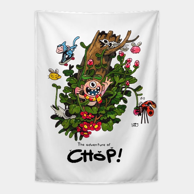 Chop #4 Tapestry by Victor13