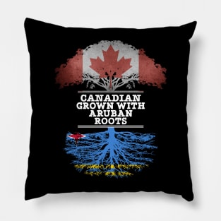 Canadian Grown With Aruban Roots - Gift for Aruban With Roots From Aruba Pillow