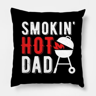 Smokin' Hot Dad BBQ Pillow