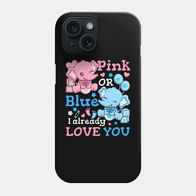 Gender Reveal Pink or Blue Phone Case by vulanstore