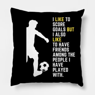 i lke to football Pillow