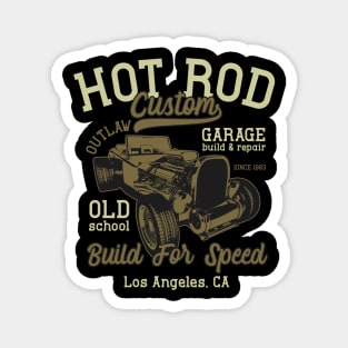 Custom Outlaw Hot Rod 1983 Magnet