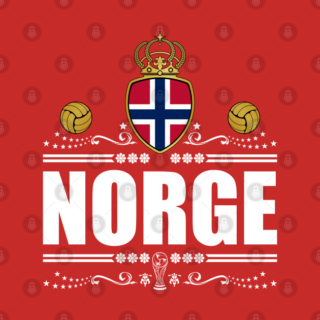 NORGE VIGNETTE | NORWAY FOOTBALL GIFTS by VISUALUV