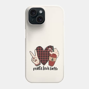 Peace. Love. Latte Phone Case